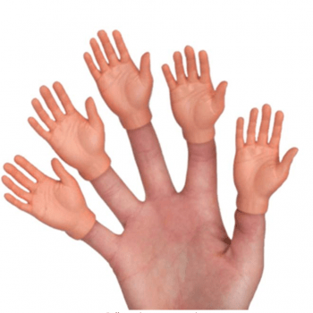 novelty finger hands gift