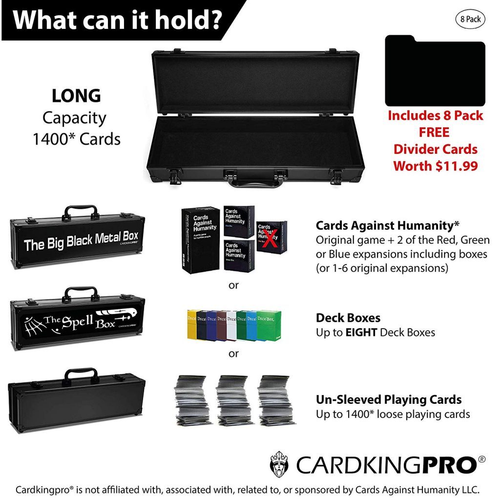 The Big Black Metal Box 5 black box for cards