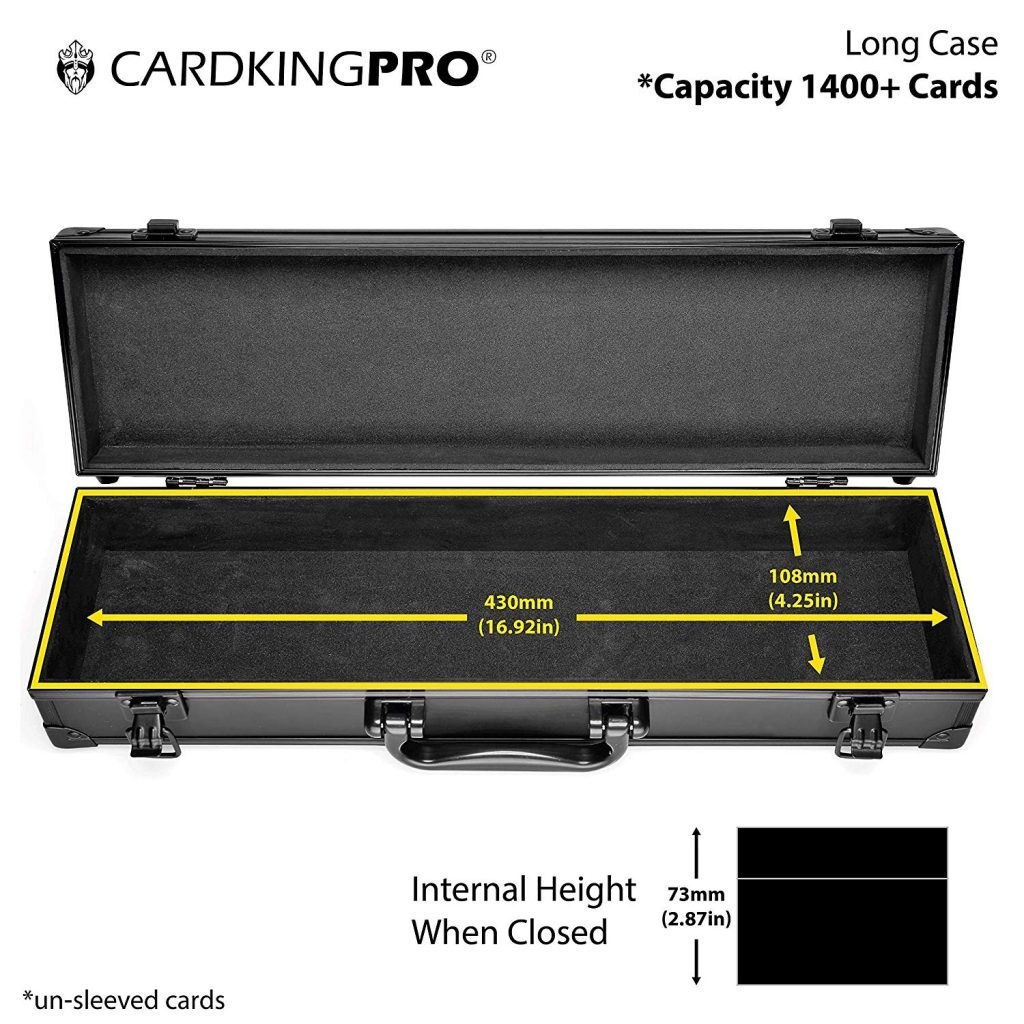 The Big Black Metal Box 6 box that holds any cards