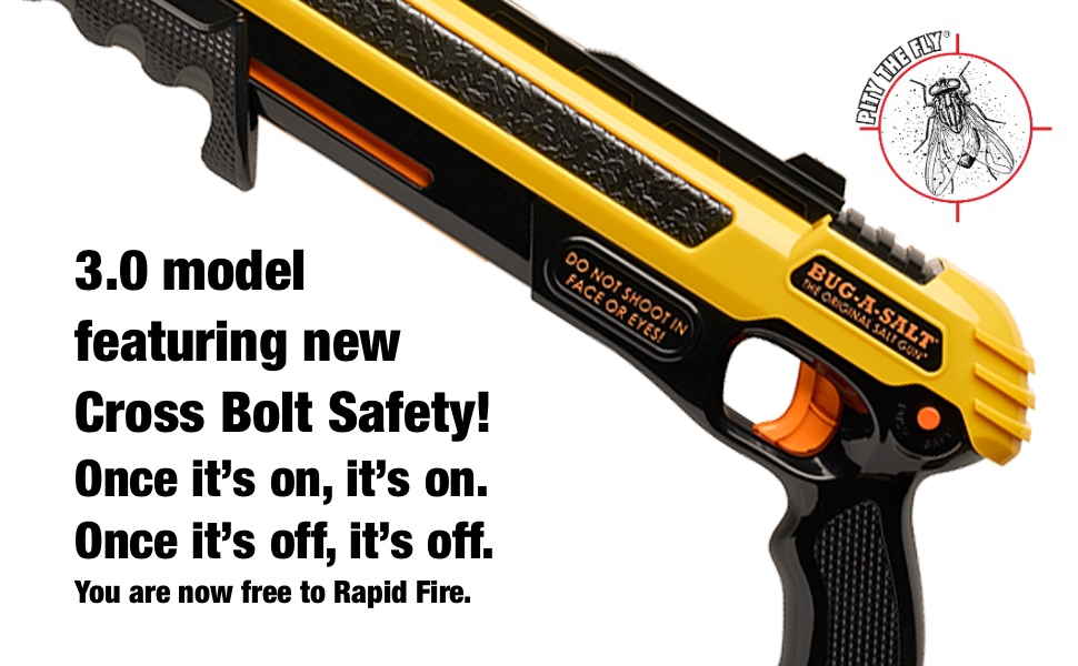The Bug-A-Salt 3.0 Bug Gun 5 shoot bugs with the bug-a-salt 3.0