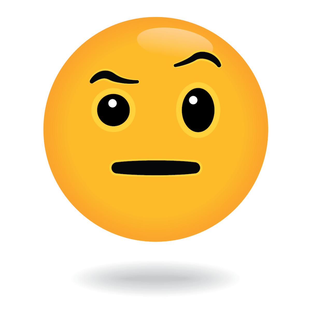 Chip Fingers 2 eyebrow emoji by define awesome