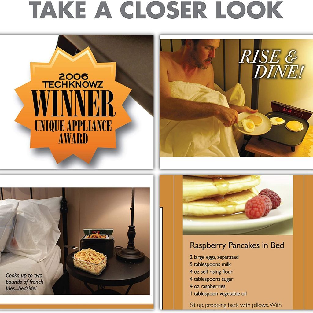 The Wake & Bake Griddle 9 the dream griddle alarm clock box