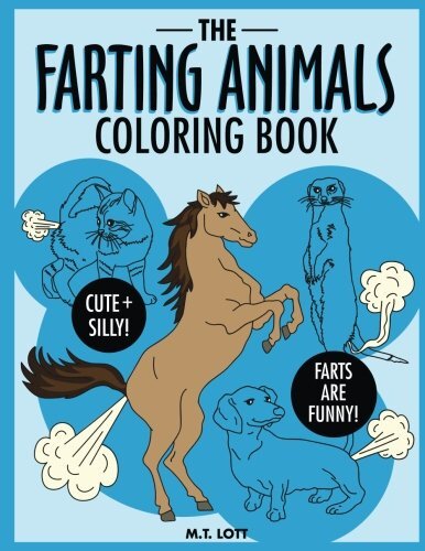 animals farting coloring book