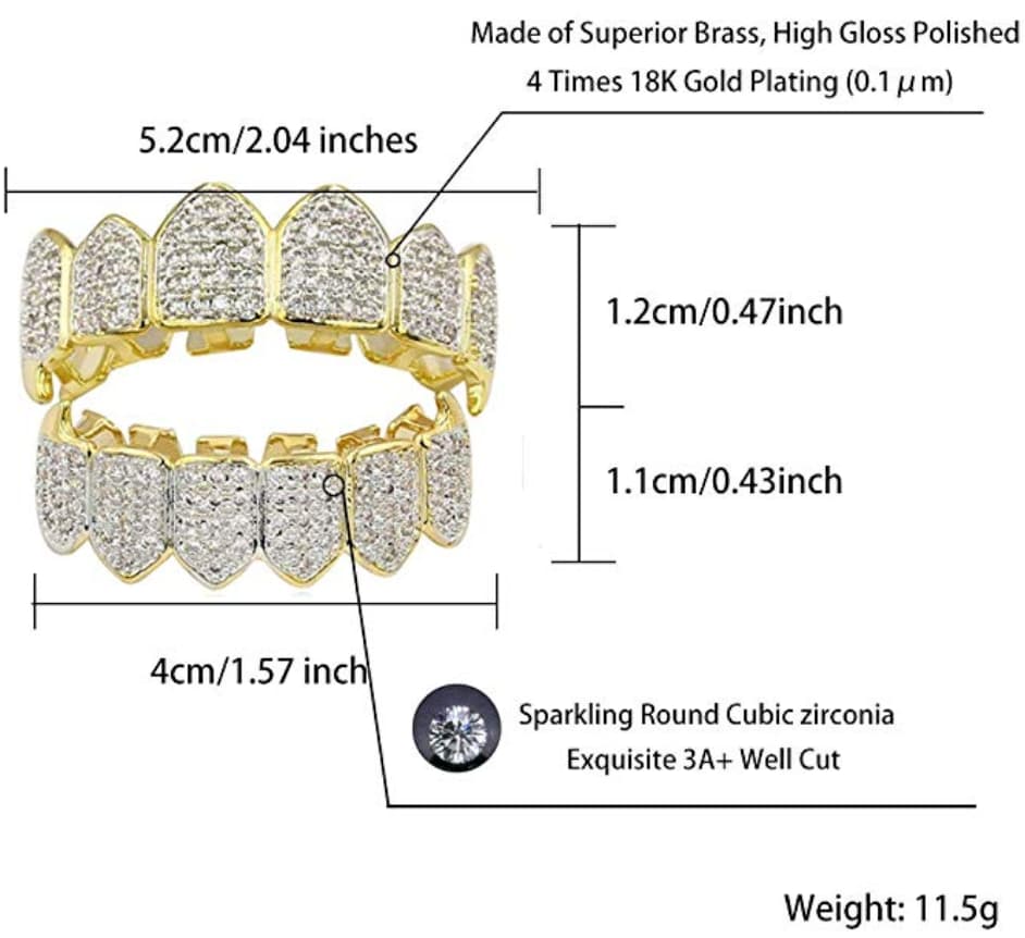 18k Gold Plated Grillz 2 18k Gold Plated Grillz 2