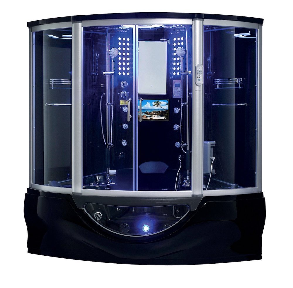 a luxurious shower room