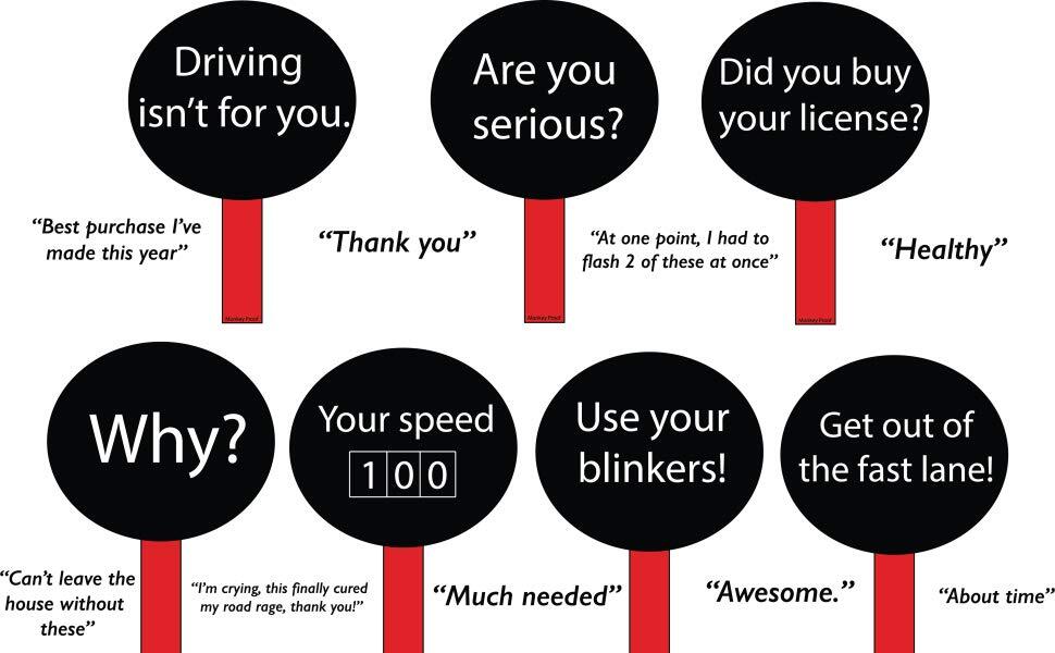 Road Rage Signs 3 Road Rage Signs 2