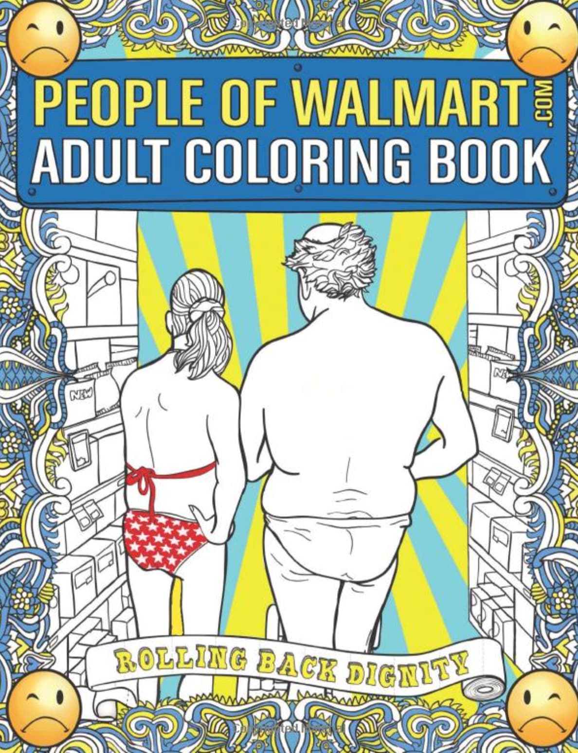 The People of Walmart Coloring Book 8 walmart people coloring book