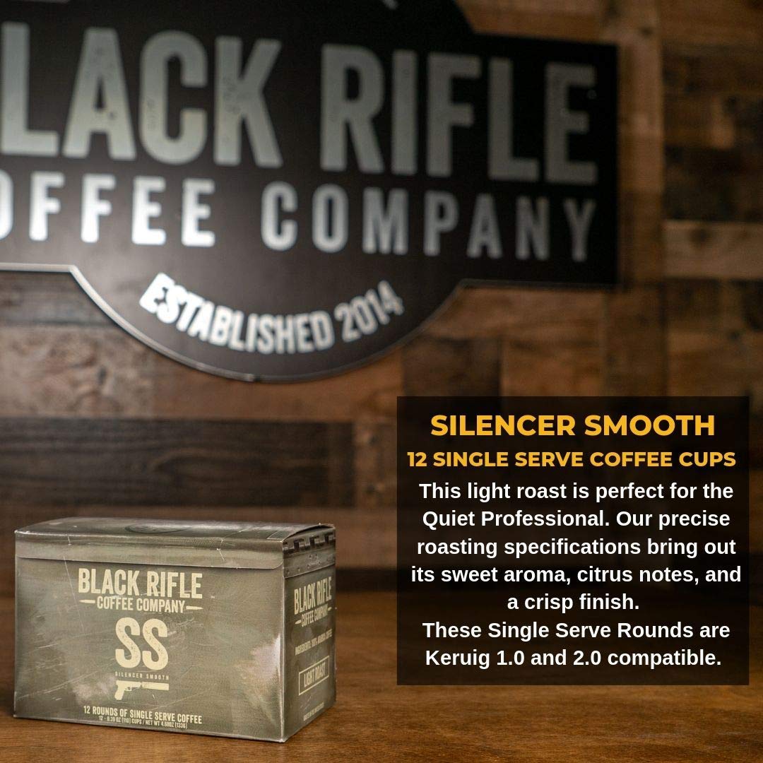 Black Rifle Coffee Supply Drop 13 12 Cups of Silencer Smooth Coffee From Black Rifle Coffee Company