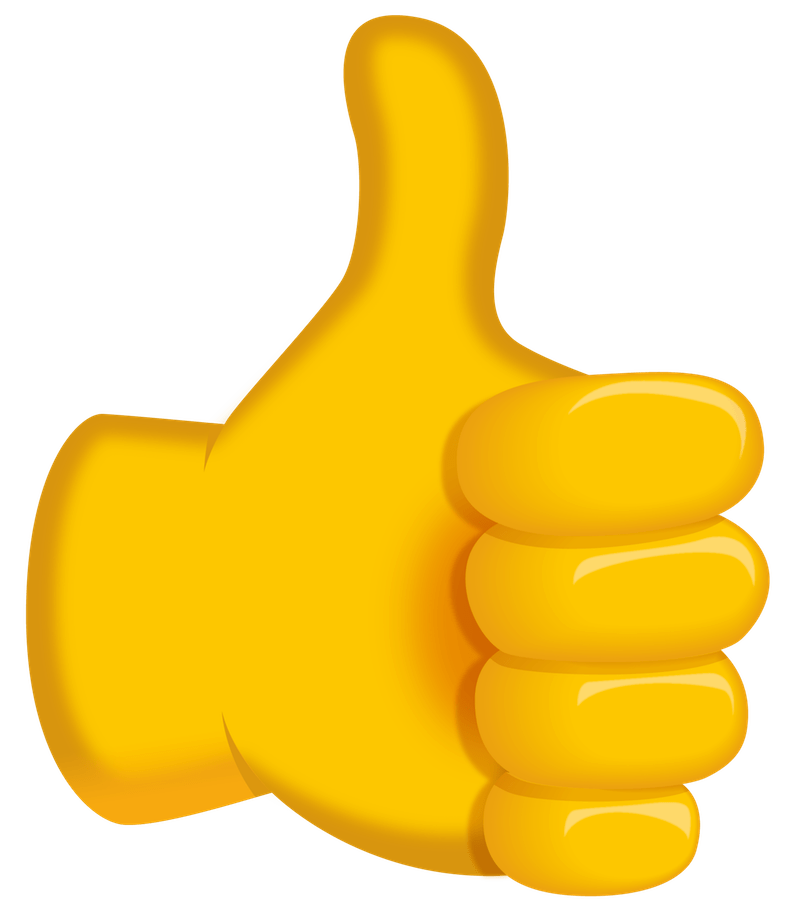 thumbs up.
