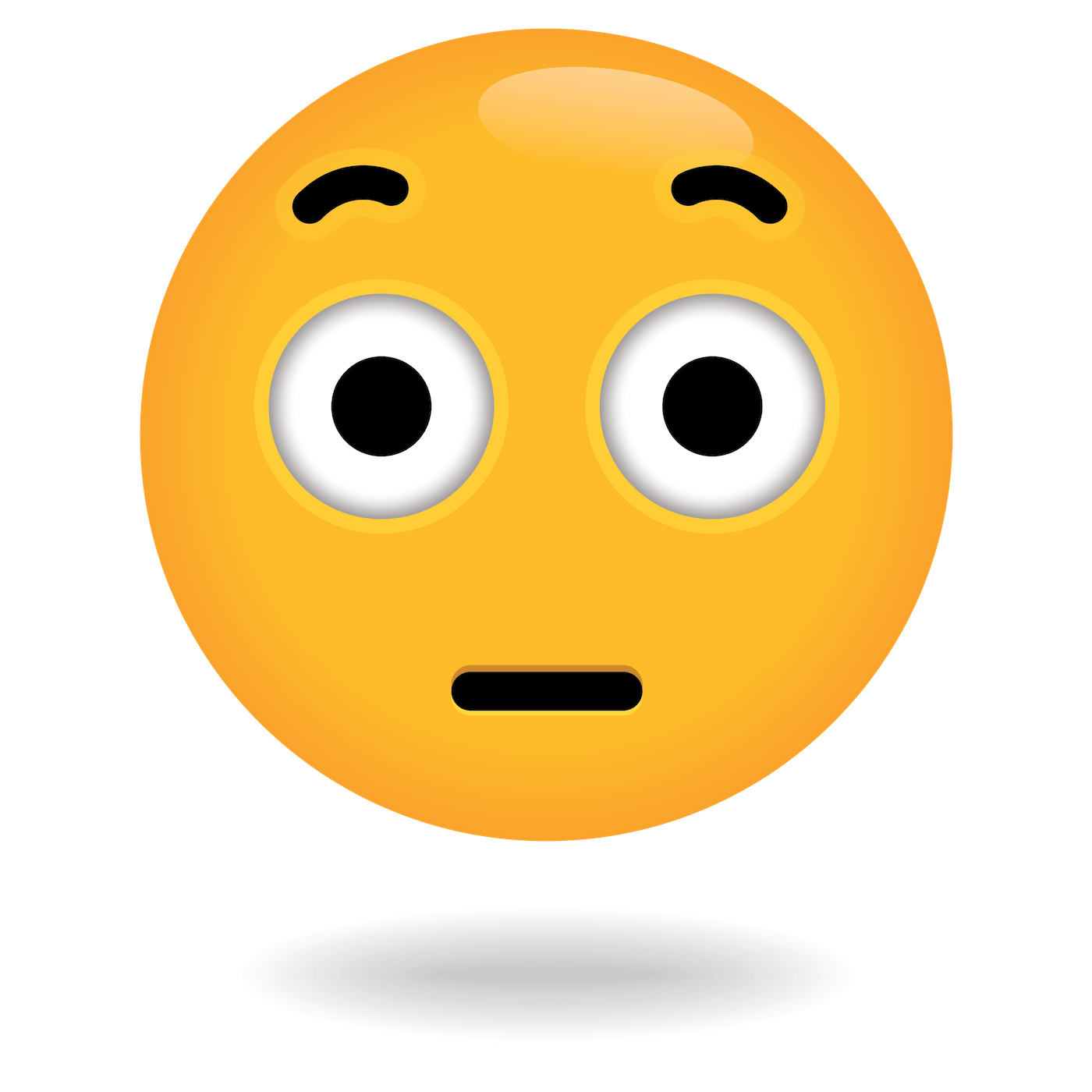 Define Awesome Uh-Oh Emoji Face