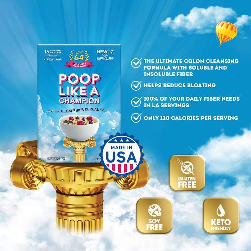 Poop Like a Champion Cereal 5 best cereal to help you poop with fiber